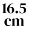 16.5 cm 