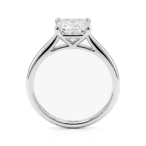 Iris – Pierścionek Solitaire z Moissanitem | Szlif Princess