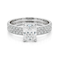 Zestaw Celestial Harmony - Astra i Starlet Moissanite Ensemble