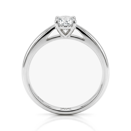 Eloise - Pierścionek z Moissanitem Solitaire | Szlif Owalny