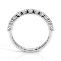 Evertina - Pierścionek Eternity z Moissanitem