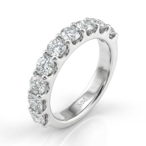 Evertina - Pierścionek Eternity z Moissanitem Evertina - Pierścionek Eternity z Moissanitem