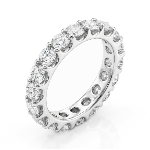 Evertina - Pierścionek Eternity z Moissanitem