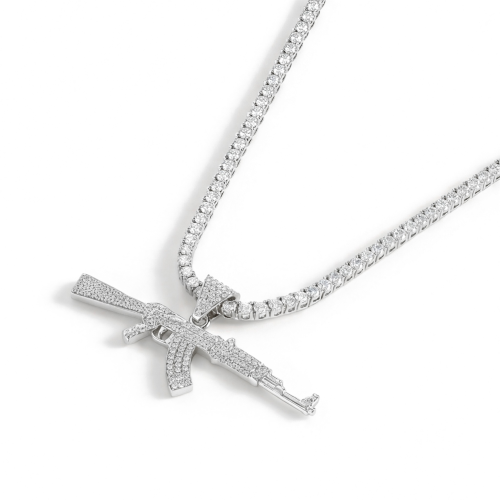 Valor - AK-47 Zawieszka z Moissanitem