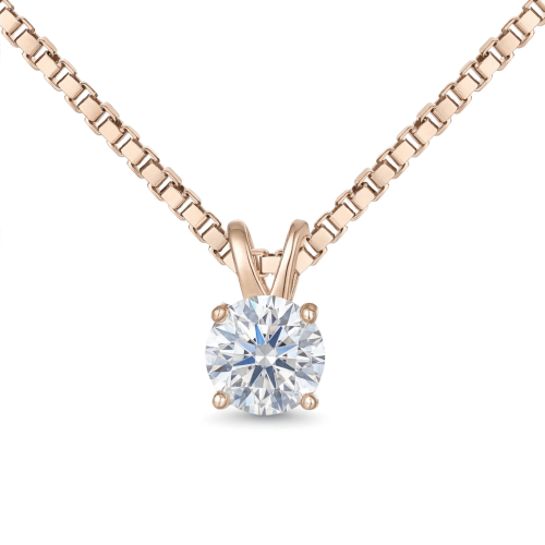 Terra - zawieszka solitaire z moissanitem (bez łańcuszka)