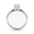 Lustra – Pierścionek Solitaire z Moissanitem | Szlif Radiant
