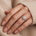 Ella - Pierścionek Zaręczynowy Solitaire z Moissanitem	