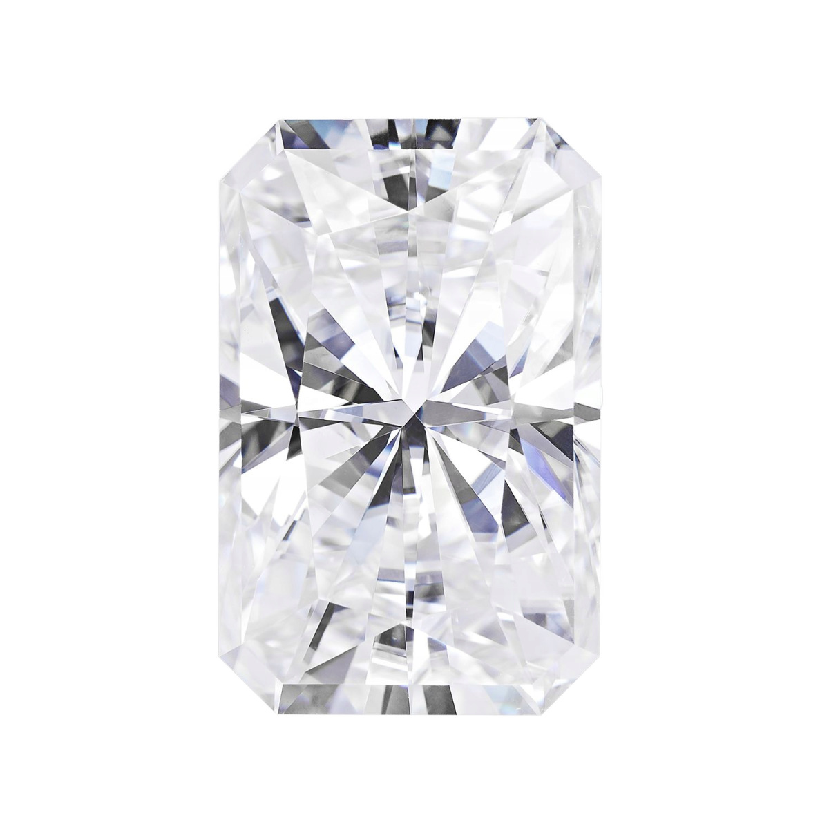 Luźne kamienie Moissanite - Radiant Cut