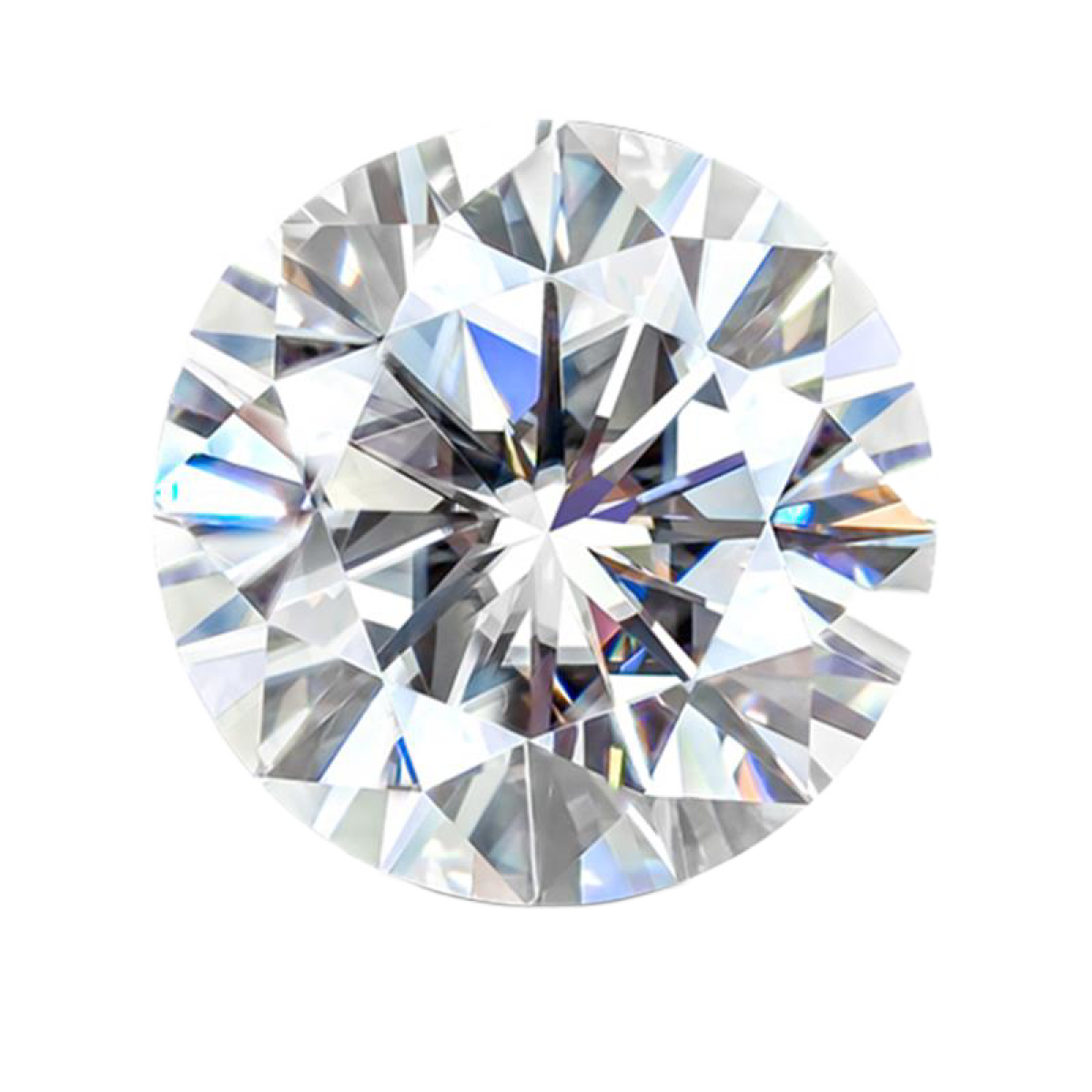 Luźne kamienie Moissanite - szlif okrągły