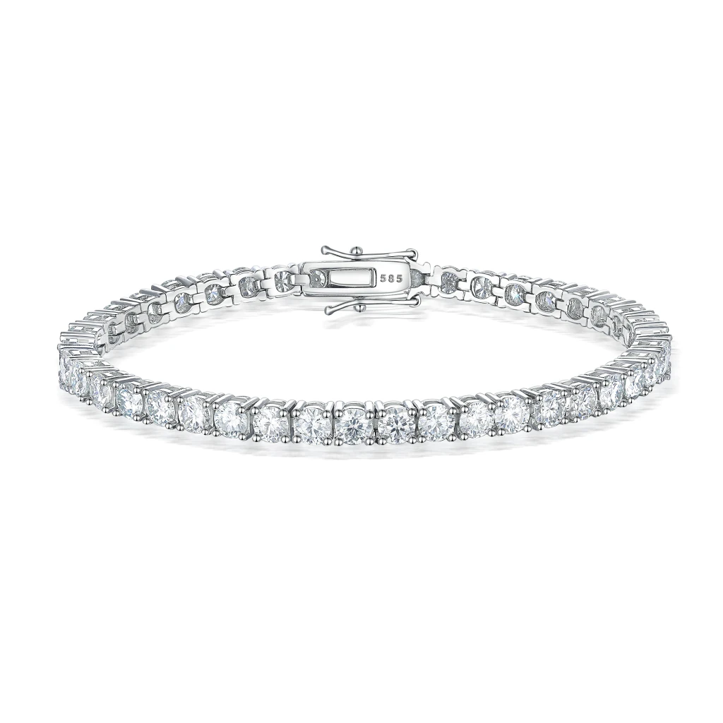 Solaris - Bransoletka Tenisowa z Moissanitem