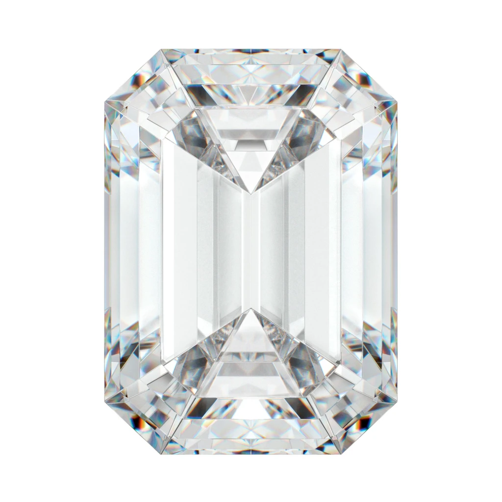 Luźne Kamienie Moissanitowe - Szlif Szmaragdowy