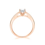 Eloise - Pierścionek z Moissanitem Solitaire | Szlif Owalny