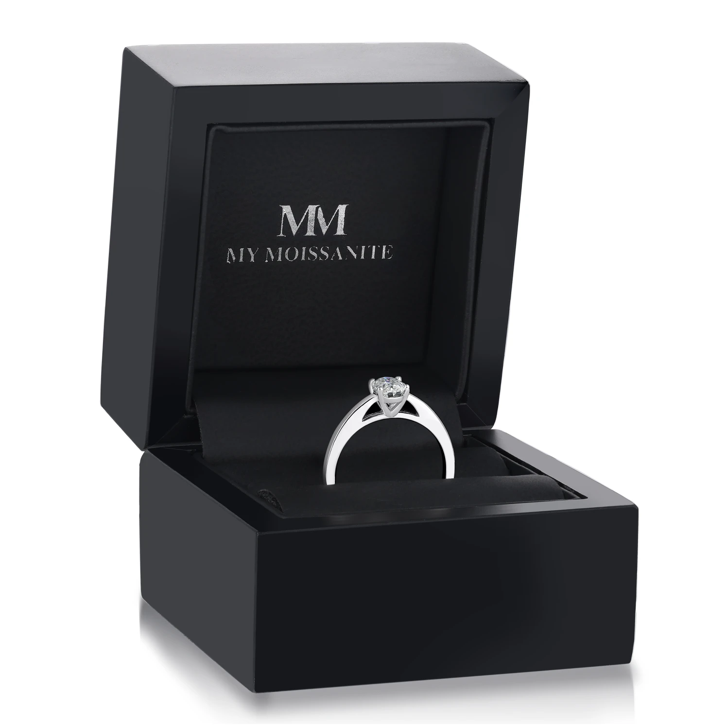 Eloise - Pierścionek z Moissanitem Solitaire | Szlif Owalny
