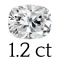 1.2 ct (5*7 mm) 