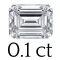 0.1 ct  (2*3 mm) 