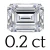0.2 ct (2.5*4 mm)