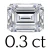 0.3 ct (3*4 mm)