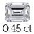 0.45 ct (3.5*6 mm)