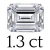 1.3 ct (5.5*7 mm)