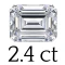 2.4 ct (6*10 mm) 