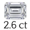 2.6 ct (6.5*9.5 mm) 