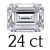 24 ct (14.5*17mm)