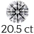 20.5 ct (18 mm)