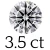 3.5 ct (9.5 mm)