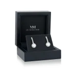 Luminary - Kolczyki Halo z Moissanitem