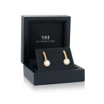 Luminary - Kolczyki Halo z Moissanitem