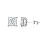 Orion - Kolczyki Sztyfty z Moissanitem | Szlif Princess