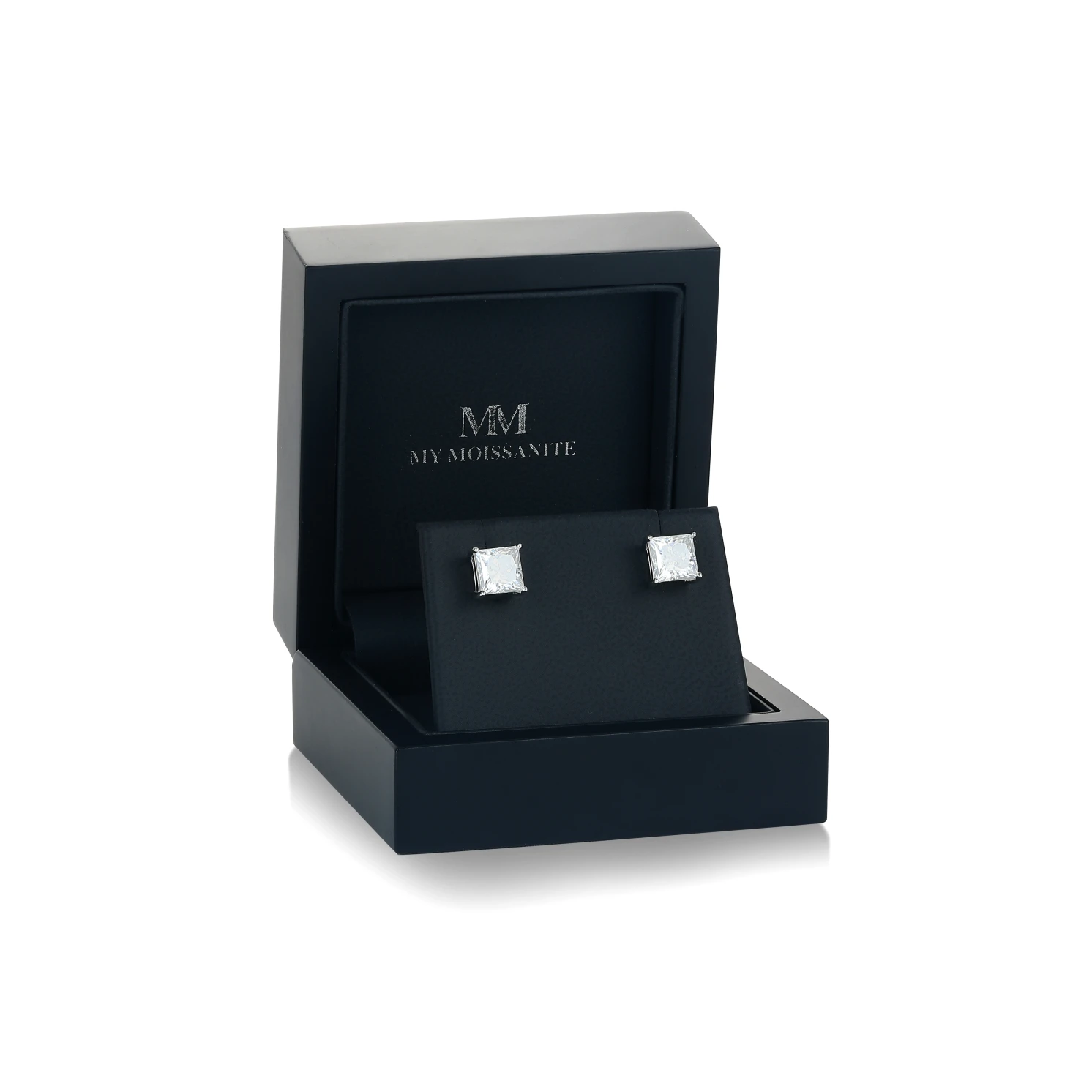 Orion - Kolczyki Sztyfty z Moissanitem | Szlif Princess