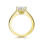 Ella - Pierścionek Zaręczynowy Solitaire z Moissanitem	