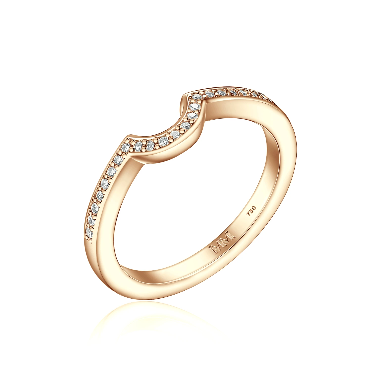 Vespera - Moissanitowy Zestaw Ślubny z Akcentami Pavé i Split-Shank