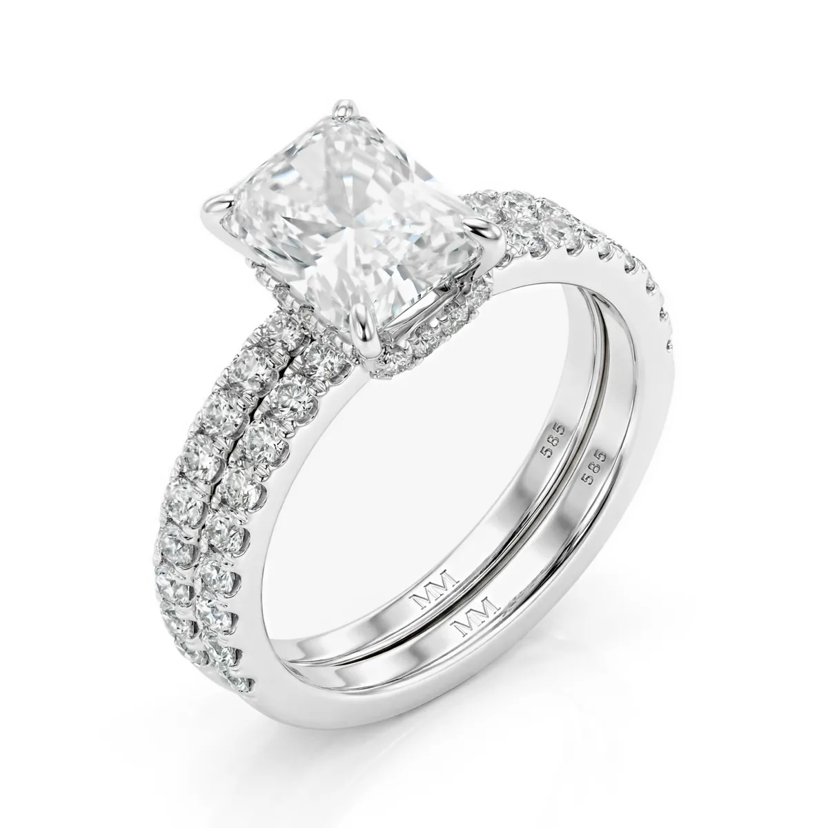 Zestaw Celestial Harmony - Astra i Starlet Moissanite Ensemble