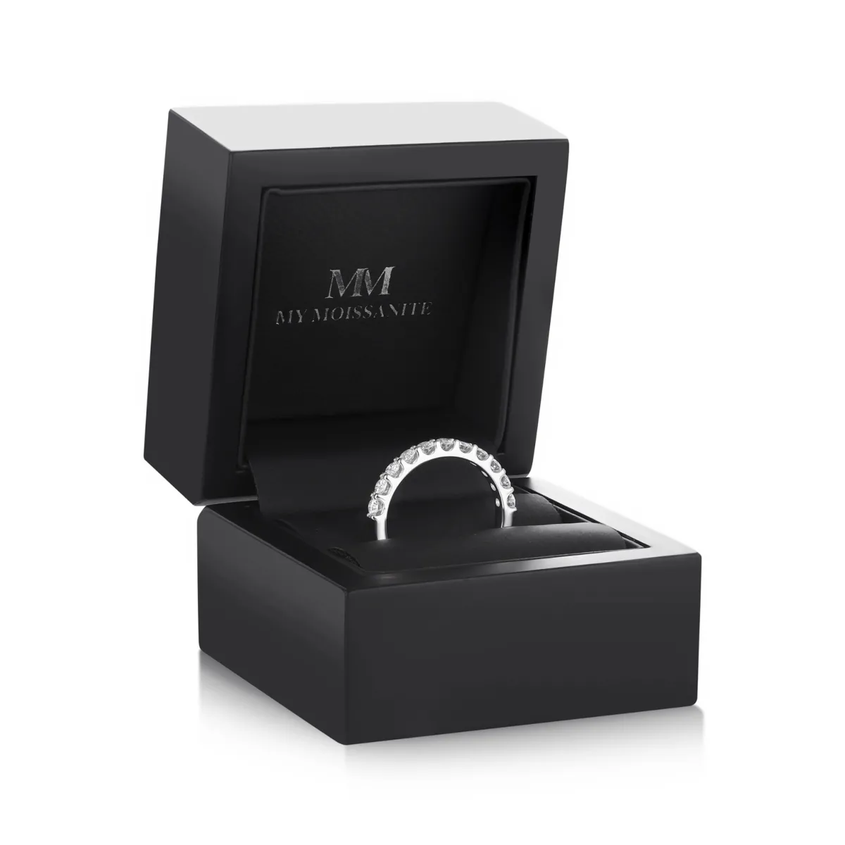 Evertina - Pierścionek Eternity z Moissanitem